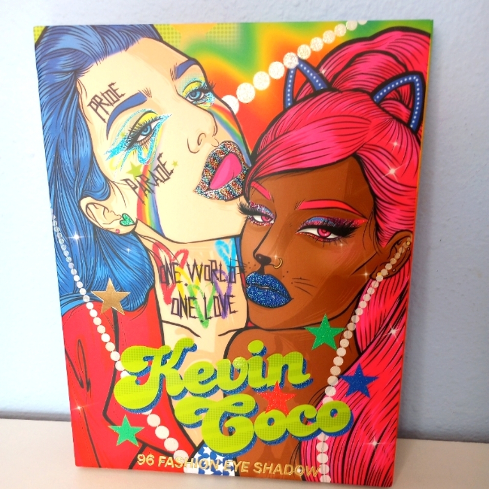 Brand New Love and Pride Kevin & Coco Eyeshadow palette 96 colors